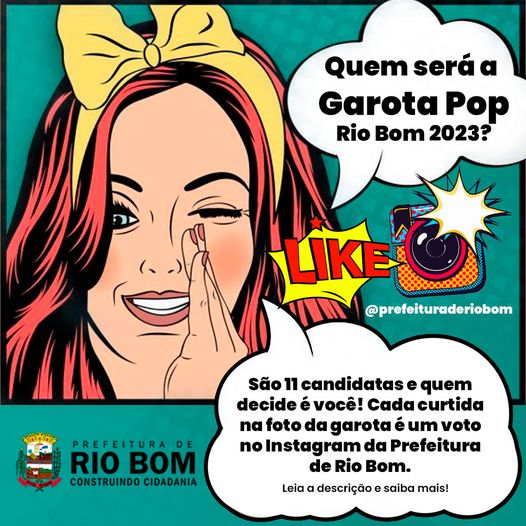  Rio Bom lança o concurso Garota POP Rio Bom 2023
