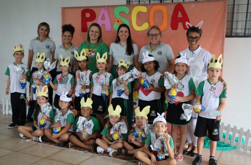  Secretaria Municipal de Educação de Ivaiporã entrega ovos de Páscoa sem açúcar e leite aos alunos de 0 a 3 anos