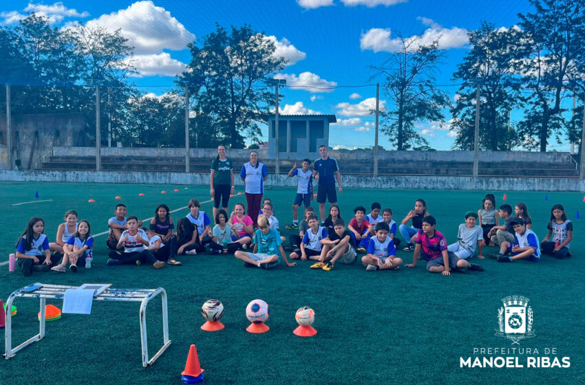  Atividades esportivas com alunos do 5º ano de Manoel Ribas