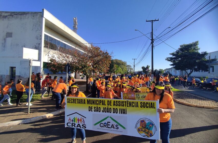  São João do Ivaí realiza passeata e ato público contra o abuso e à exploração sexual de crianças e adolescentes