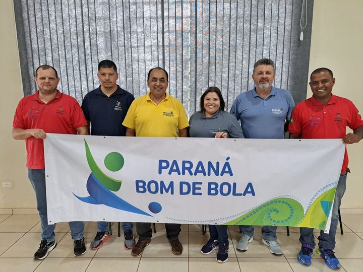  Coordenadora dos escritórios regionais do Esporte e supervisor técnico dos jogos oficiais do Paraná realizam visita técnica em Jardim Alegre