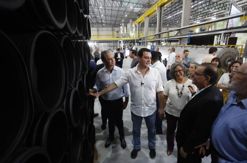  Governador participa da inauguração de nova planta industrial de empresa de Maringá