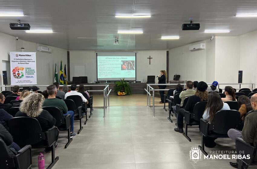  IV Conferência Municipal de Segurança Alimentar e Nutricional de Manoel Ribas