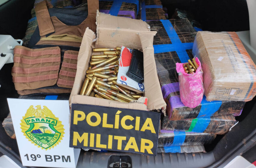  Polícia Militar apreende mais de mil munições de fuzil em São José das Palmeiras, no Oeste