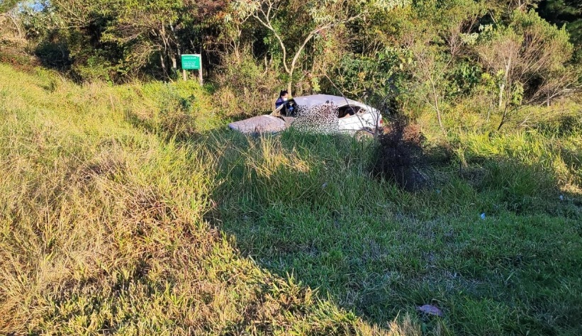  Homem morre após capotar carro entre Faxinal e Mauá da Serra
