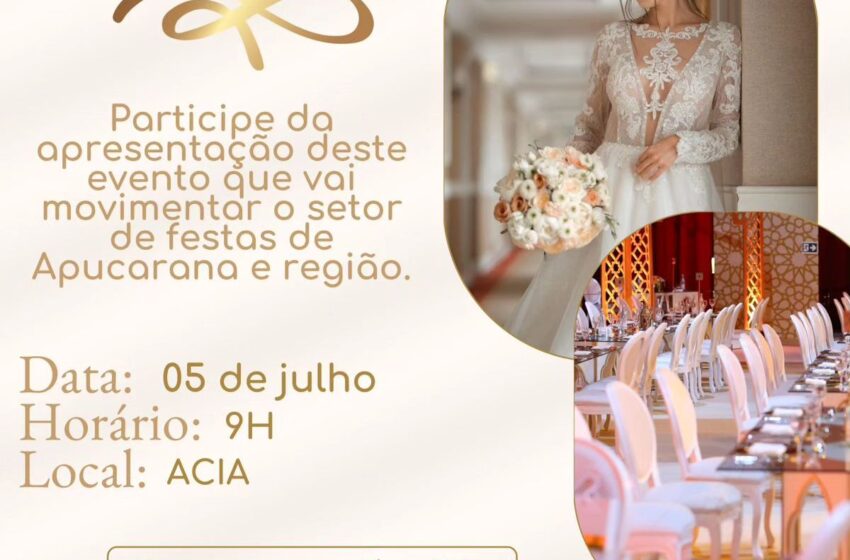  Feira de Noivas e Eventos será apresentada em Apucarana nesta quarta (5)