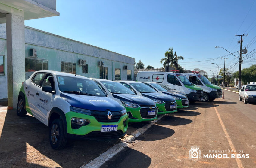  Prefeitura de Manoel Ribas entrega 7 novos veículos para a Secretaria Municipal de Saúde