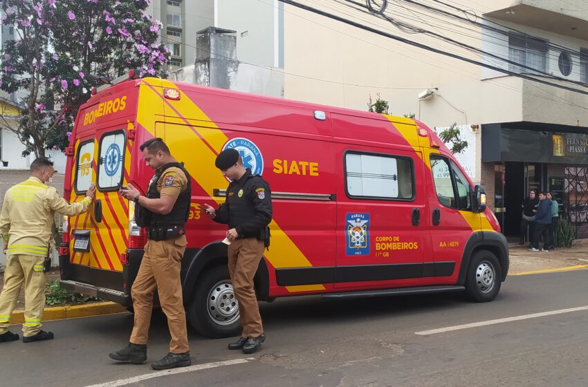 Criança de 5  anos é atropelada no centro de Apucarana