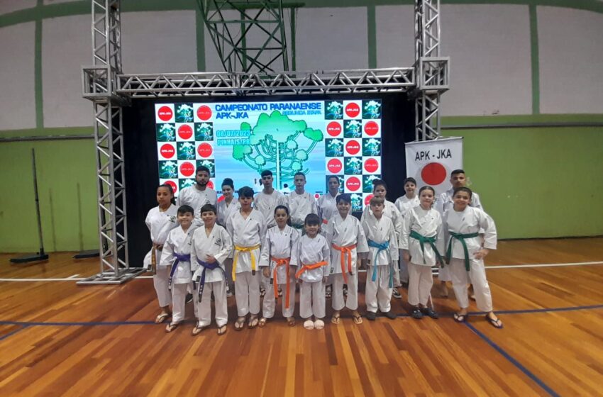  karatê de Faxinal conquista 4º lugar no Campeonato Paranaense