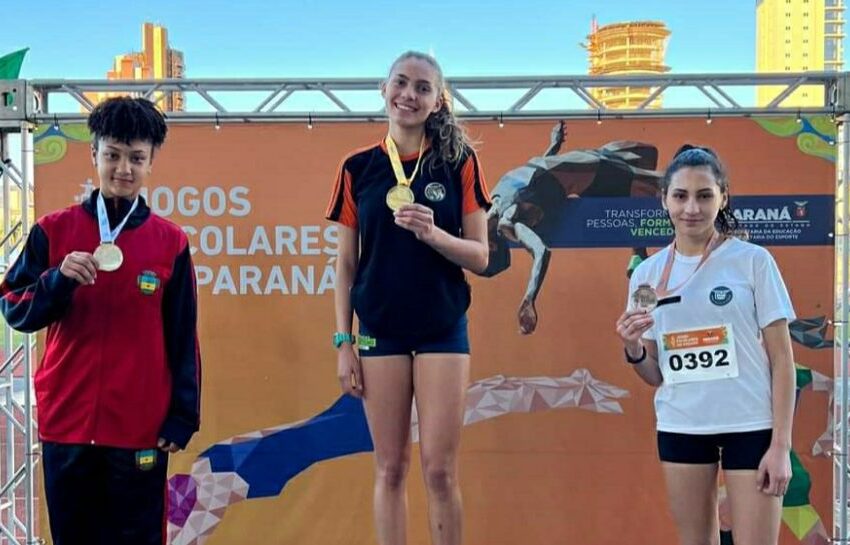  Jovem atleta apucaranense se destaca na fase final dos Jeps em Maringá