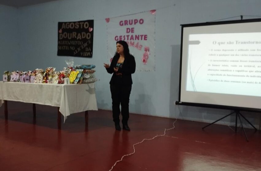  Saúde de Jardim Alegre realiza reunião com as gestantes, puérperas