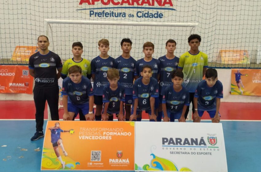  Futsal de Apucarana se classifica para as quartas de final dos Jeps