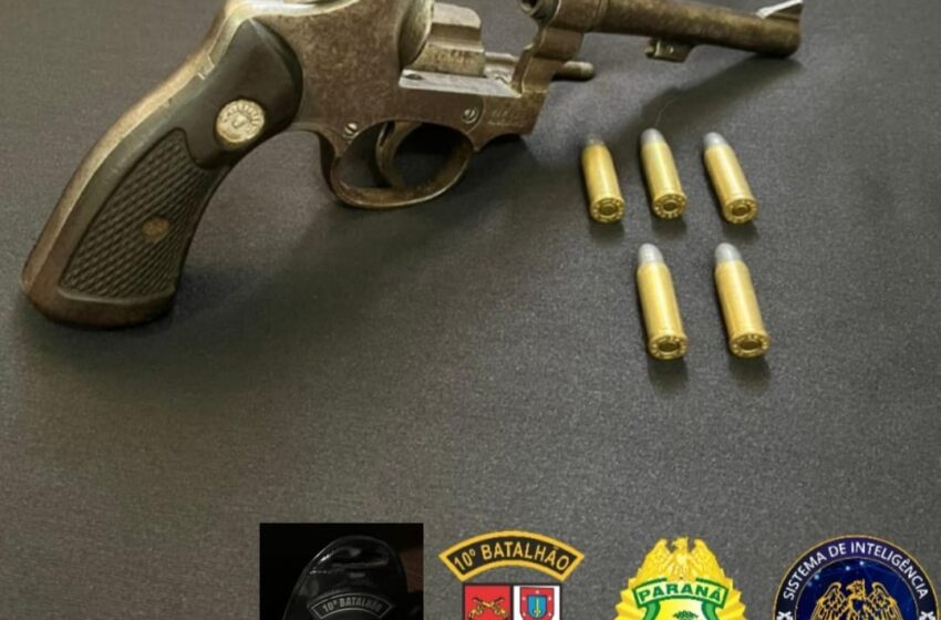  PM de Apucarana prende homem por porte ilegal de arma