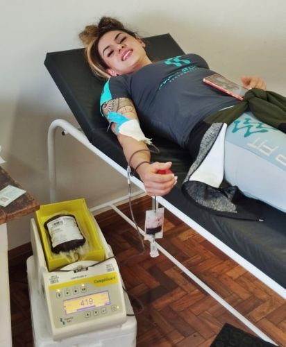  Campanha de doação de sangue é realizada em Faxinal
