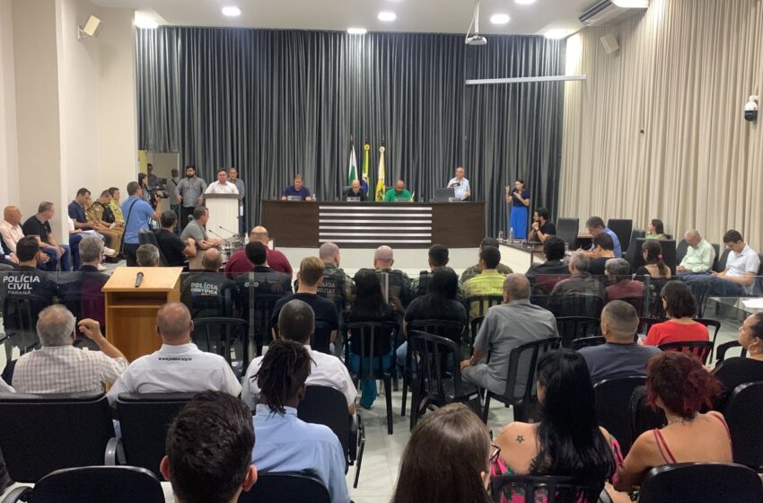  Audiência Pública sobre segurança reúne grande público em Apucarana; veja