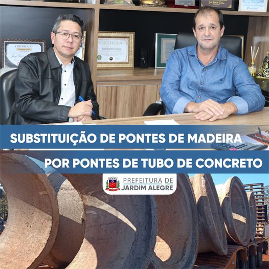  Prefeito Furlan e vice Moisés realizam estudo para construção de pontes de concreto em Jardim Alegre