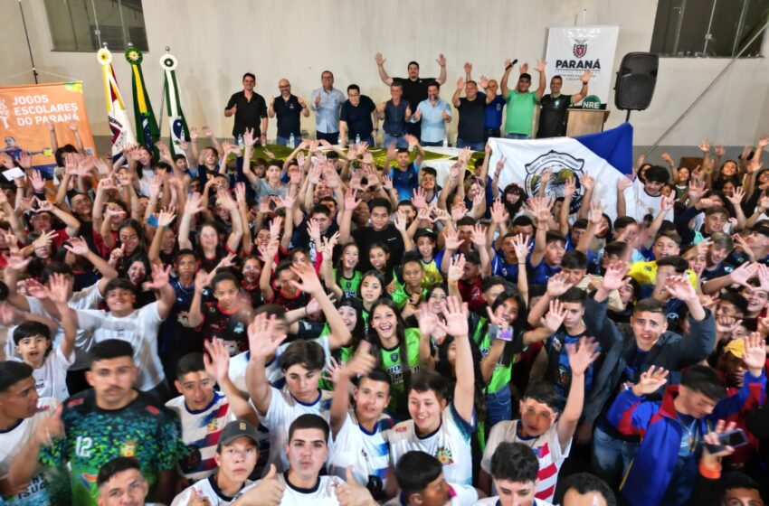 JEPS – Expectativa e festa na abertura dos Jogos Bom de Bola, em Marilandia do Sul
