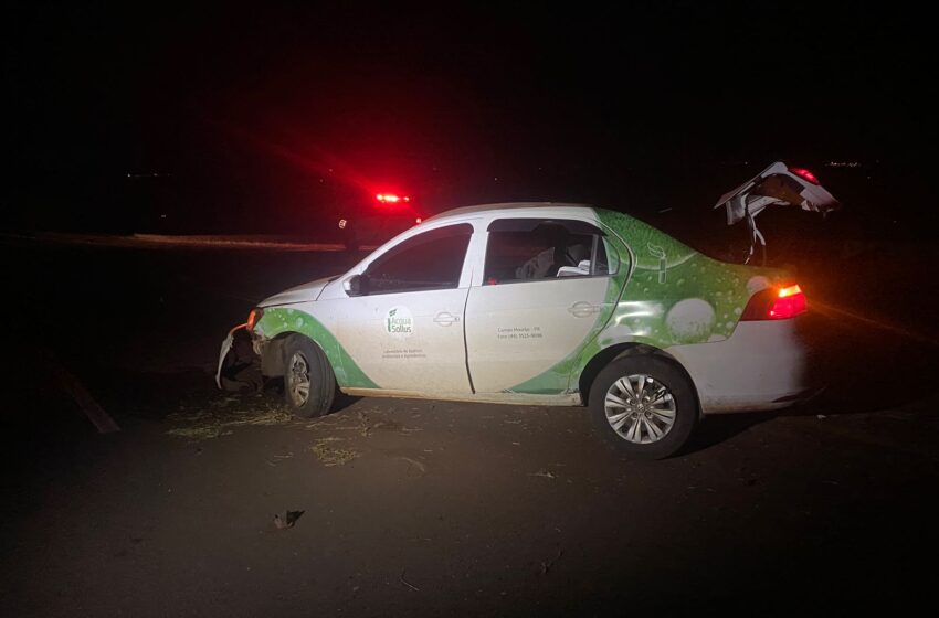  Motorista de 44 anos fica ferido após acidente em Cruzmaltina