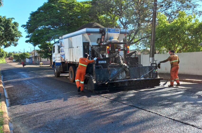  Projeto de pavimentação e recuperação de ruas avançam em São Pedro do Ivaí