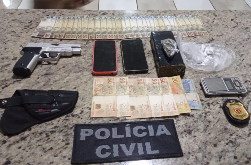  Polícia Civil de Apucarana apreende drogas e dinheiro falso