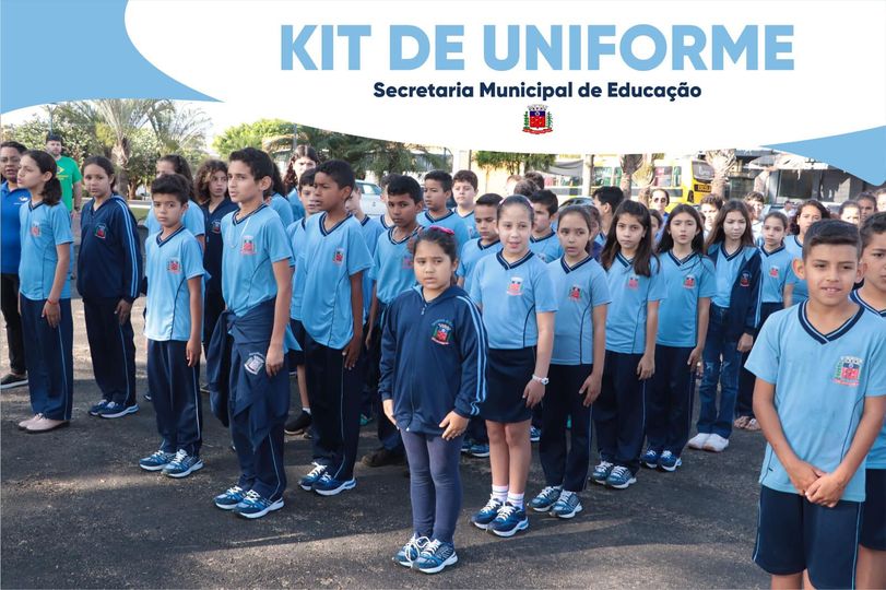  Jardim Alegre realizou a entrega de kits de uniformes escolares