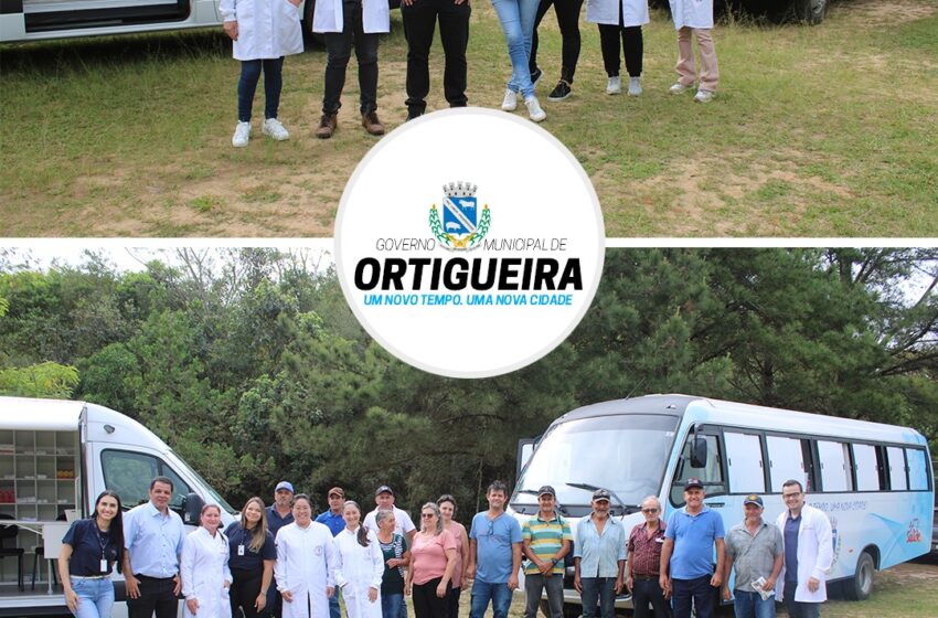  Saúde realiza atendimentos com a Unidade Móvel em Ortigueira