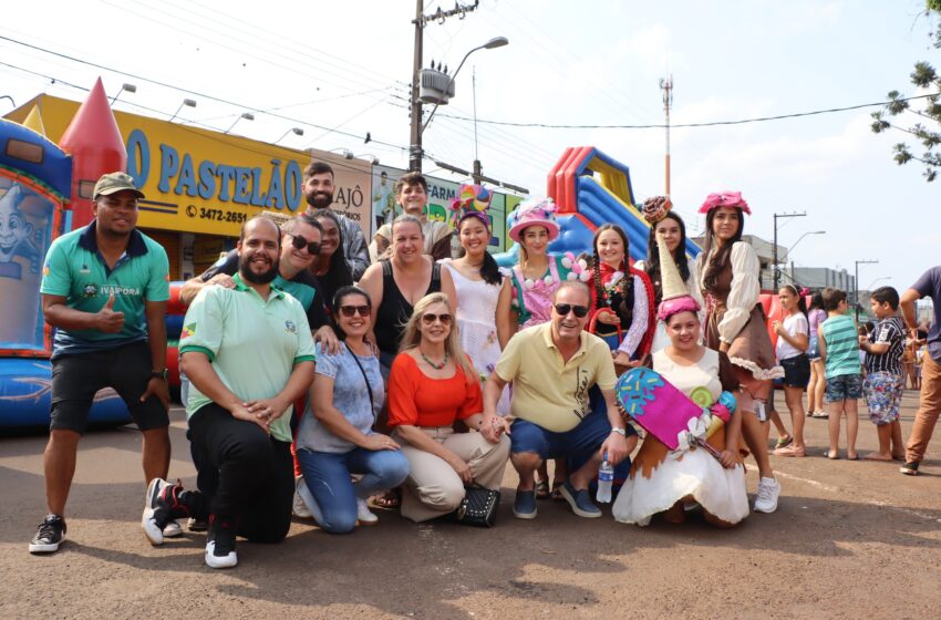  Secretarias de Cultura, Esporte e Assistência Social de Ivaiporã celebram Dia das Crianças com atividades lúdicas