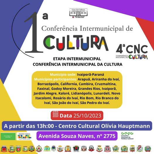  Conferência Intermunicipal de Cultura de Lunardelli