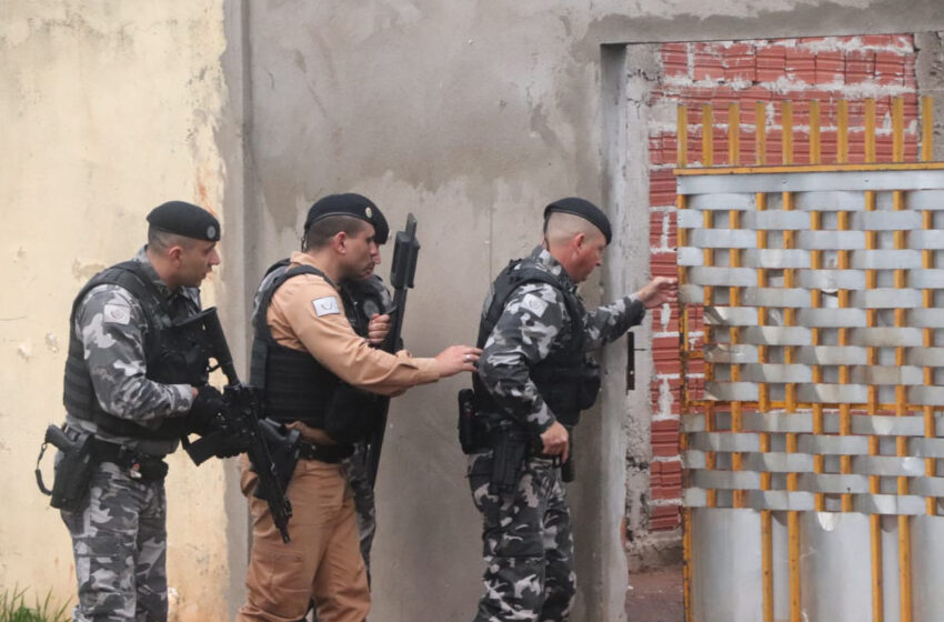  Operação da Segurança em Maringá e região reúne mais de 300 policiais, cães e aeronaves