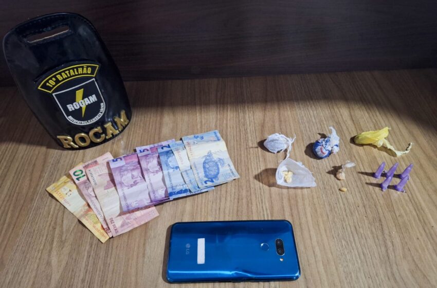  Rocam de Apucarana apreende adolescentes, maconha, crack e cocaína