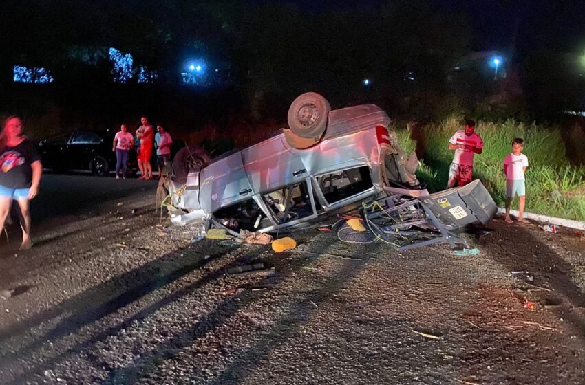  Grave acidente deixa 7 pessoas feridas em Apucarana