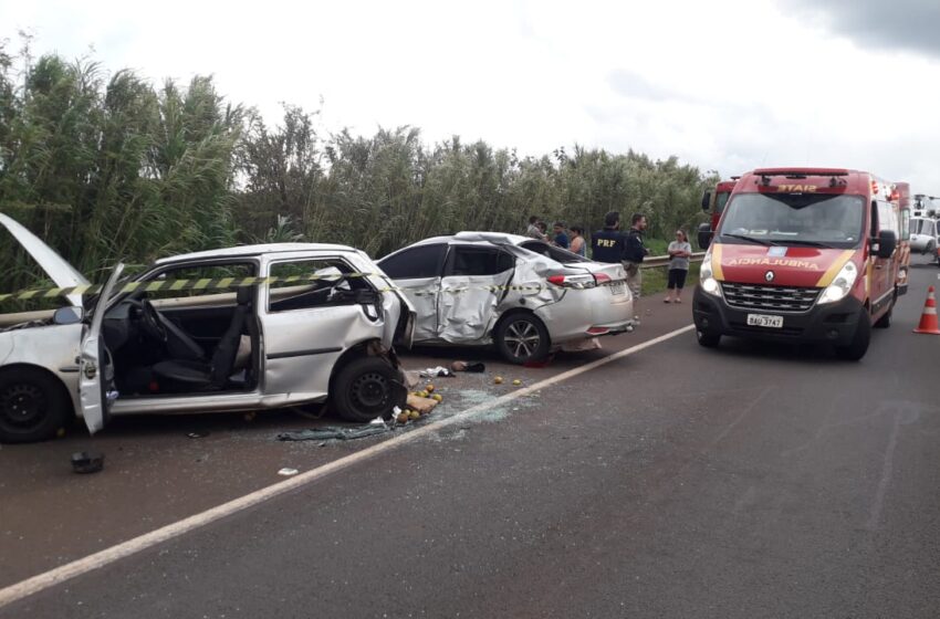  Mulher morre após acidente na BR-376 em Mauá da Serra