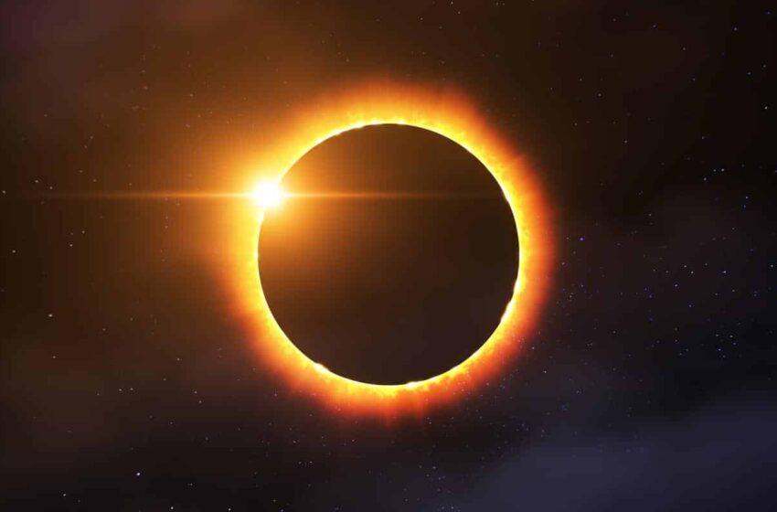  Sábado acontece eclipse solar com “anel de fogo”