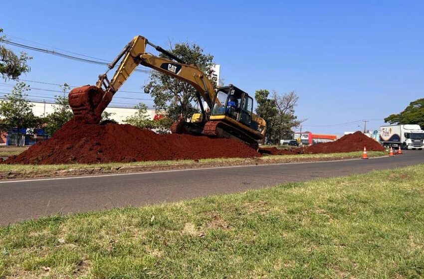  Novo Trevo do Catuaí recebe primeiras sondagens e coleta de amostras do solo, em Maringá