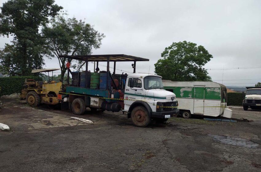  DER/PR amplia prazo de doação de veículos pesados e equipamentos a prefeituras