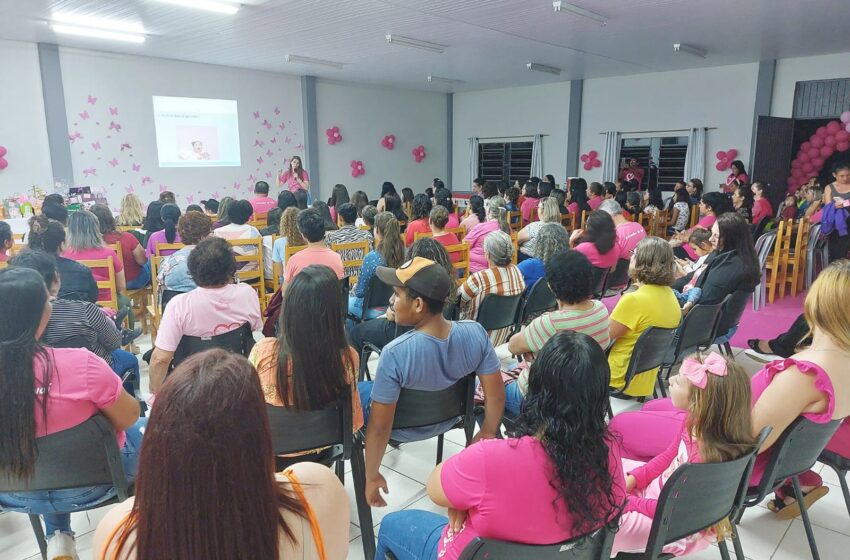  Outubro Rosa em Ariranha do Ivaí: Palestra destaca a importância do autocuidado e prevenção do câncer de mama e colo de útero