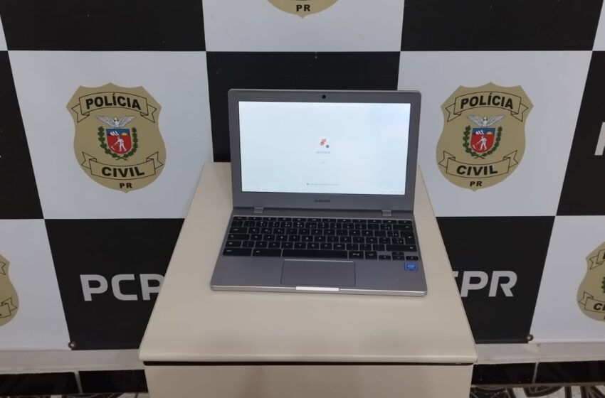  Polícia Civil de Faxinal recupera notebook furtado de colégio