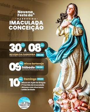  Novena e Festa da Padroeira Imaculada Conceição de Borrazópolis