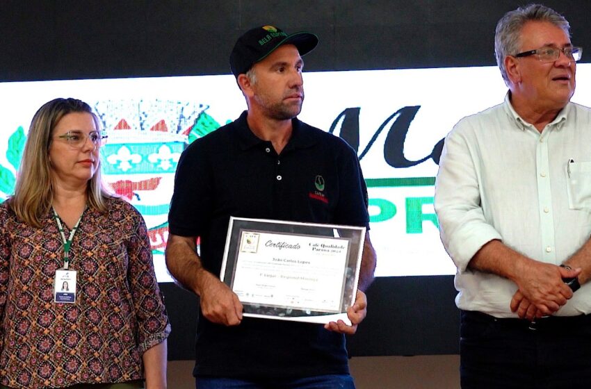  Café produzido nas propriedades da Família Lopes, de Mandaguari, conquista prêmio de Melhor Café da Regional Maringá no Concurso Café Qualidade Paraná