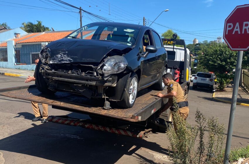  Motorista de 59 anos fica ferido após acidente em Apucarana