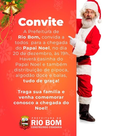 Chegada do Papai Noel em Rio Bom