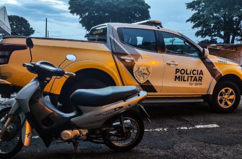  Rocam de Apucarana encontra moto furtada em Cambé em 2017