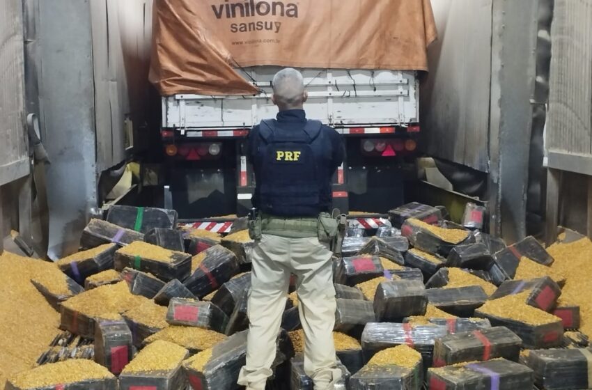  PRF apreende mais de 2 toneladas de maconha em Arapongas