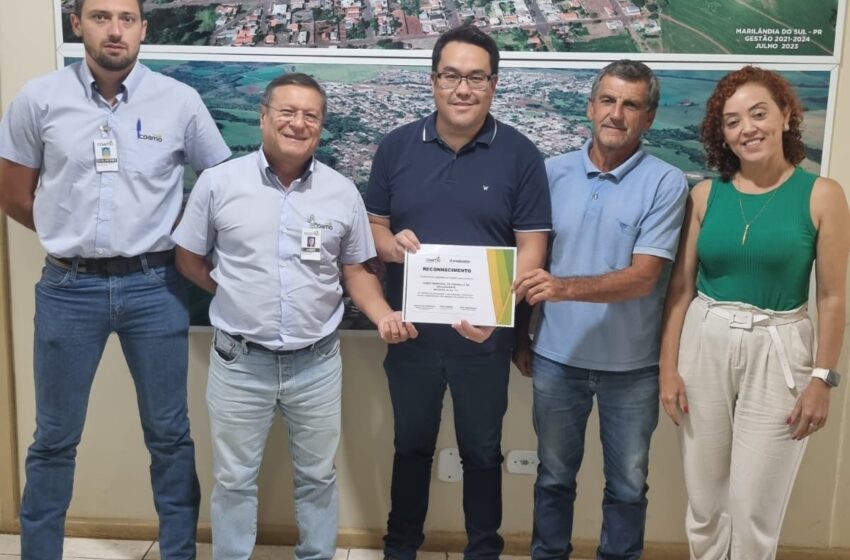  Marilândia recebe certificado em homenagem aos bons serviços prestados