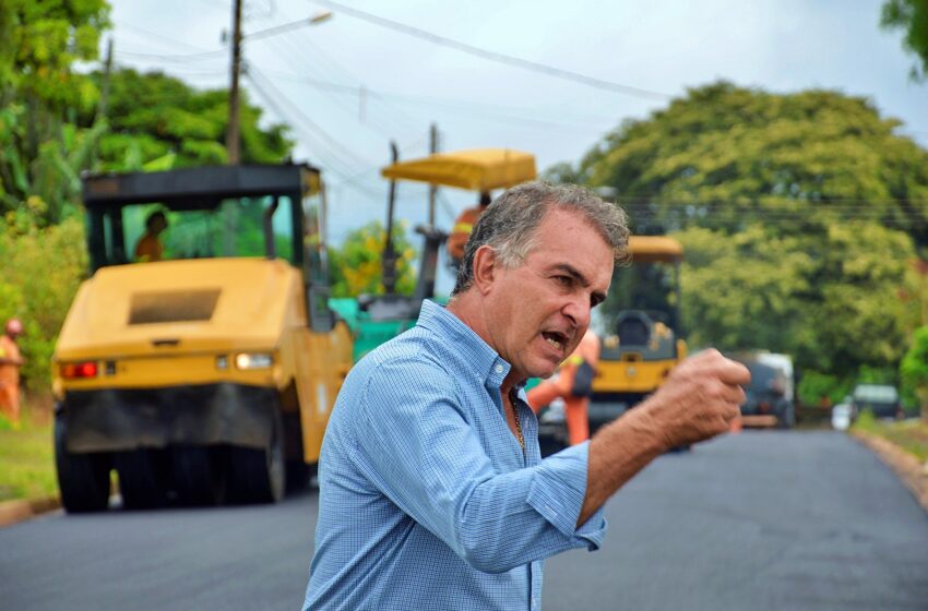  Prefeitura conclui pavimentação de ruas do Jardim Novo Faxinal
