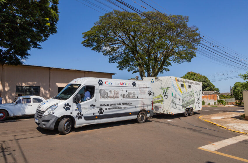  Unidade móvel faz castração de cães e gatos na Vila Reis