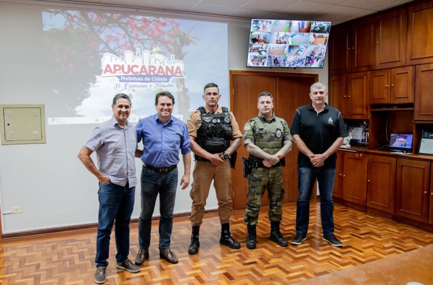  Junior da Femac recebe visita do novo comandante da Força Verde em Apucarana
