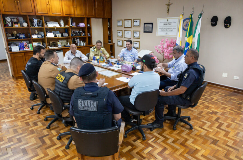  Reunião garante esquema de segurança da festa de 80 anos de Apucarana