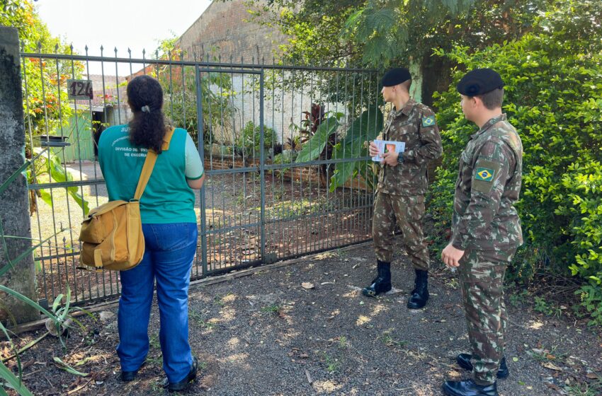  Soldados do 30º BIMec reforçam o combate à dengue em Apucarana