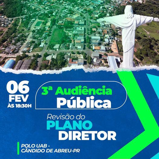  Prefeitura de Cândido de Abreu promove a terceira Audiência Pública para revisão do Plano Diretor